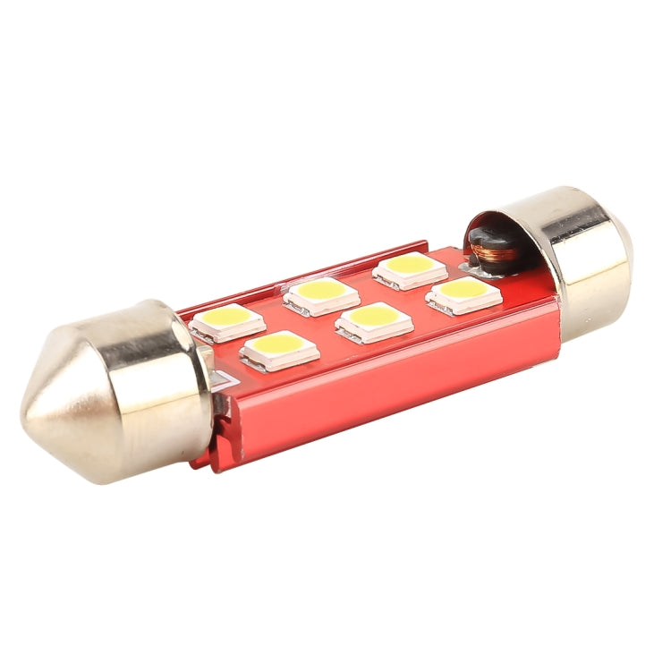 2 PCS 39mm DC12V / 2.2W / 6000K / 130LM 6LEDs SMD-3030 Car Reading Lamp, 39mm