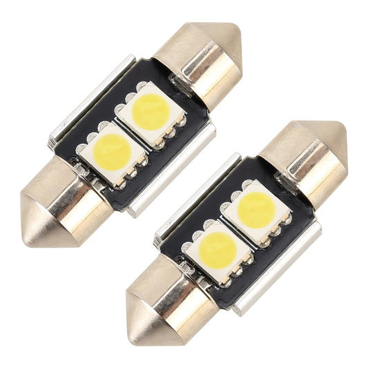 10 PCS 31mm DC12V / 1.7W / 7000K / 70LM 2LEDs SMD-5050 Car Reading Lamp, 31mm, 2LEDs SMD-5050
