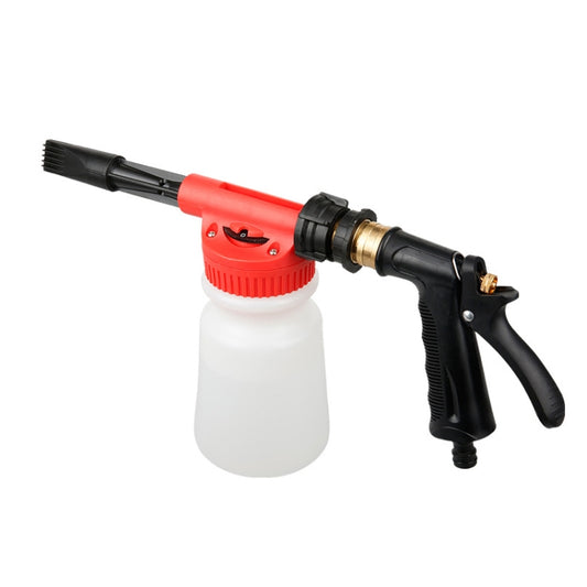 Pistolet à eau multifonctionnel portable pour lave-auto avec pot à mousse, livraison de couleur aléatoire, pot à mousse pistolet.