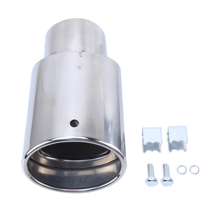 6046 Car Automobile Exhaust Pipe Muffler Modification Stainless Steel Tail Pipes (Inner Diameter 61mm), 6046 61mm