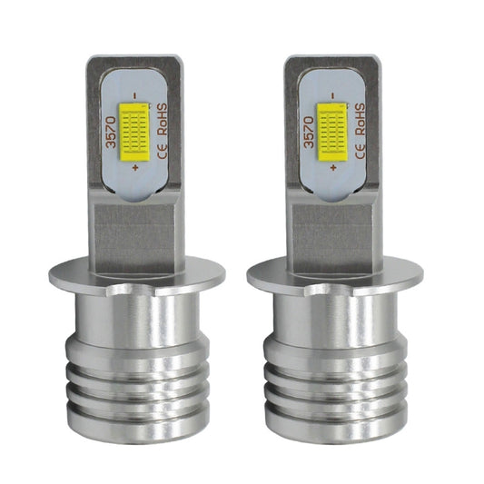 2 PCS H3 72W 1000LM 6000-6500K Super Bright Car Fog Light LED Bulbs, DC 12-24V, H3