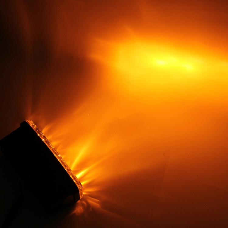 2 PCS DC 12V 6W 400 LM 6000K Tri Circular Car DRL&Turn Light(White Light + Yellow Light), Cable Length: 50cm, DC 12V 6W 400 LM 6000K