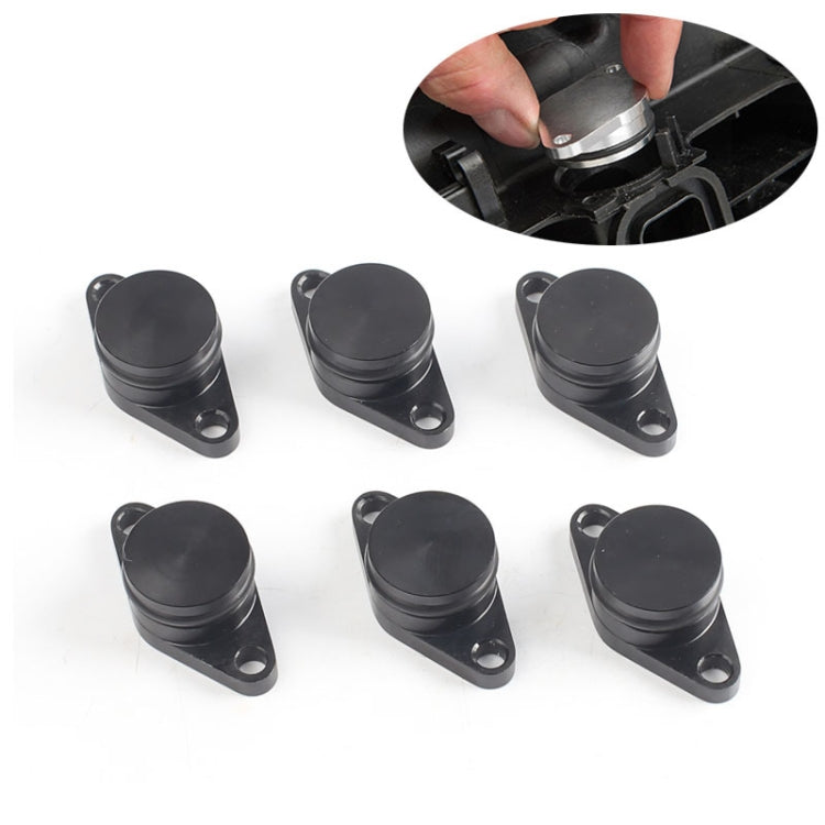 6 PCS 22mm Swirl Flap Flaps Delete Removal Blanks Plugs for BMW M57 (6-cylinder), 22mm (Silver), 22mm (Red), 22mm (Blue), 22mm (Black)