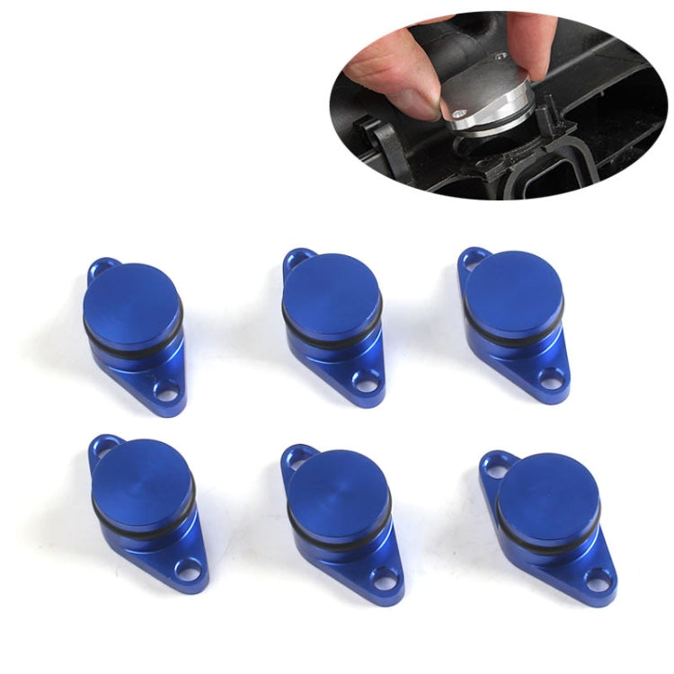 6 PCS 33mm Swirl Flap Flaps Delete Removal Blanks Plugs for BMW M57 (6-cylinder), 33mm (Red), 33mm (Blue), 33mm (Black), 33mm (Silver)