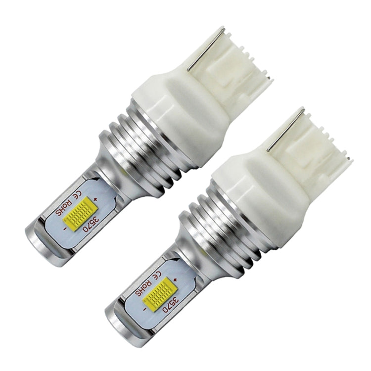 2 PCS T20/7440 72W 1000LM 6000-6500K Bright White Light Car Turn Backup LED Bulbs Reversing Lights, DC 12-24V, T20/7440 Backup Light, T20/7440