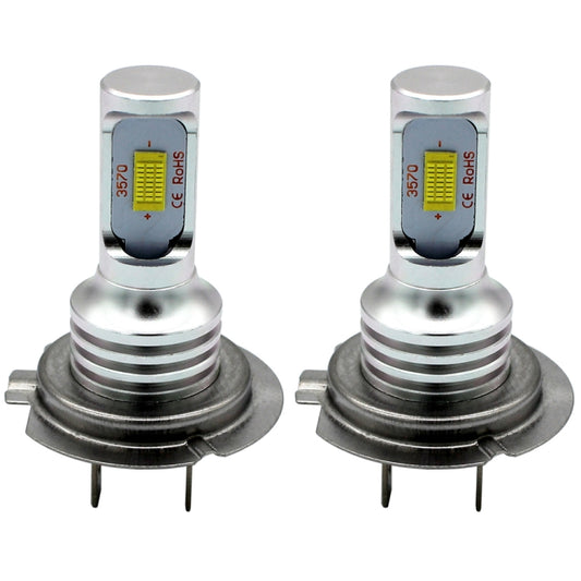 2 PCS H7 72W 1000LM 6000-6500K Super Bright White Light Car Fog LED Bulbs, DC 12-24V, H7