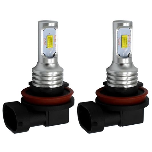 2 PCS H8/H11 72W 1000LM 6000-6500K Super Bright White Light Car Fog LED Bulbs, DC 12-24V, H8/H9/H10/H11, H8/H11