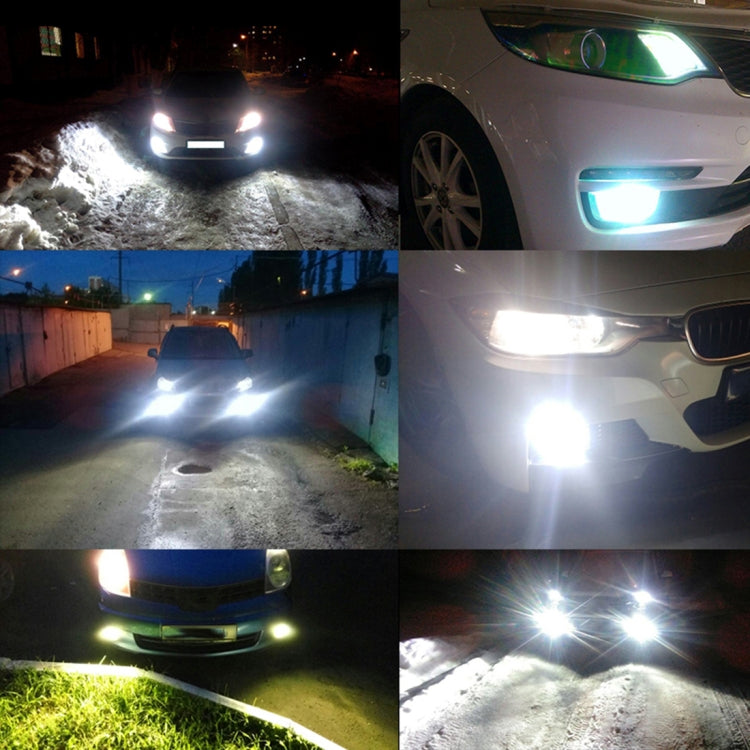 2 PCS H8/H11 72W 1000LM 6000-6500K Super Bright White Light Car Fog LED Bulbs, DC 12-24V, H8/H9/H10/H11, H8/H11