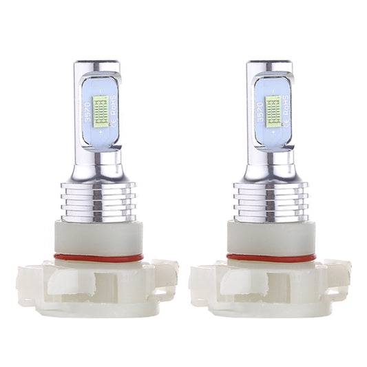 2 PCS H16(EU) 72W 1000LM 6000-6500K Super Bright White Light Car Fog LED Bulbs, DC 12-24V, H16(EU)