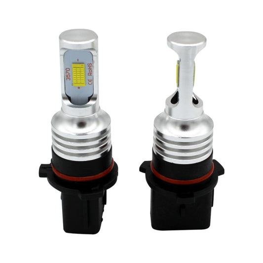 2 PCS P13w 72W 1000LM 6000-6500K Super Bright White Light Car Fog LED Bulbs, DC 12-24V, P13