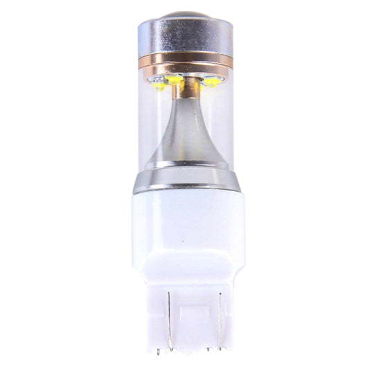 2 PCS T20/7443 350 LM 6000K Dual Wires 30W White Light 6 LED CREE Canbus Car Brake Light Bulb, DC 12V, T20