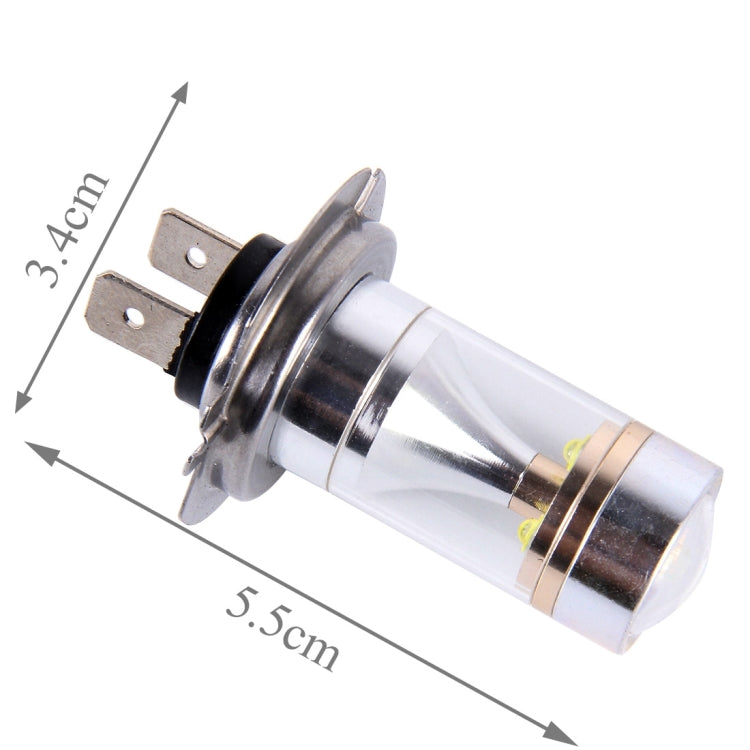 2 PCS H7 30W 350 LM 6000K White Light CREE 6 LED Car Fog Light Bulb, DC 12V, H7