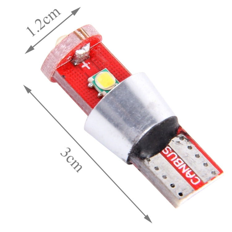 2 PCS T10 800 LM 6000K 10W CREE 3 LED White Light Clearance Light.DC 12V., 2 PCS T10 800 LM
