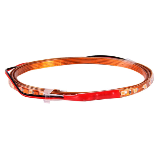 5 lampes à bande LED flexibles étanches de style flux 45 LED 3528 SMD pour décoration de voiture, DC 12V, longueur: 90cm, 90cm rouge, 90cm blanc, 90cm jaune, 90cm bleu, 90cm rose, 90cm vert, 90cm bleu glacier