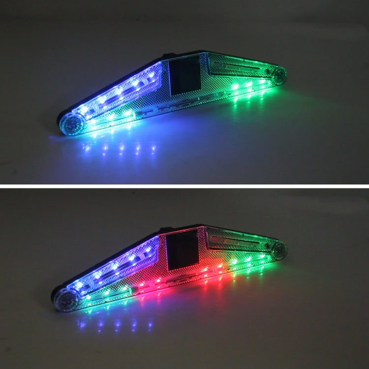 Solar Anti Collision Cupule Ranger Lamp Car Taillight LED Flash Warning Light Caution Light Foldable Solar Cupule Warning Lamp with Temporary Parking License, CS-N14