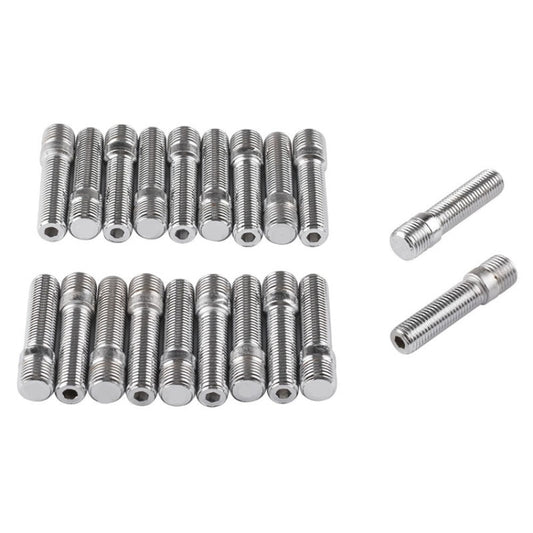 20 PCS 5.8cm Universal Car Modification Extended Wheels Stud Conversion M14x1.25 to M12x1.5 Screw Adapter LN032 LN033 LN044, 5.8cm M14x1.25 to M12x1.5