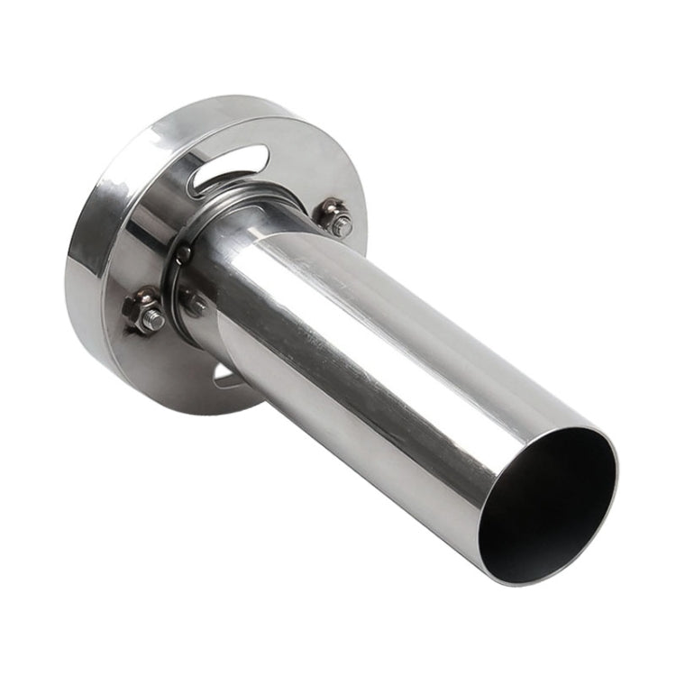 3.5 inch Universal Car 304 Stainless Steel Exhaust Pipe Muffler Unadjustable Tail Muffler Tip , 3.5 inchUnadjustable