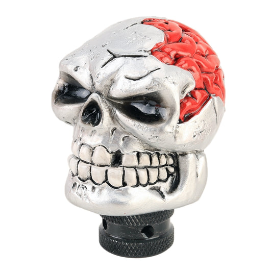 Universal Skull Head Shape Manual or Automatic Gear Shift Knob, Size: 8.7x5.5cm