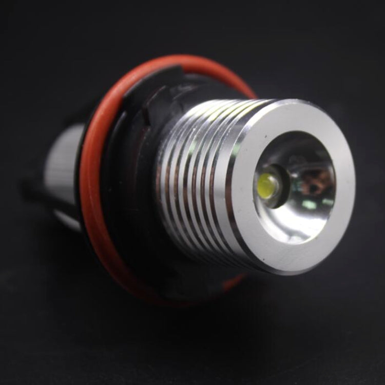 2 PCS DC 12-24V 6W 800LM 6000K LED Angel Eyes Light Bulb for BMW E39/E53/E60/E61/E63/E64/E65/E66/E87, (White Light), 6W