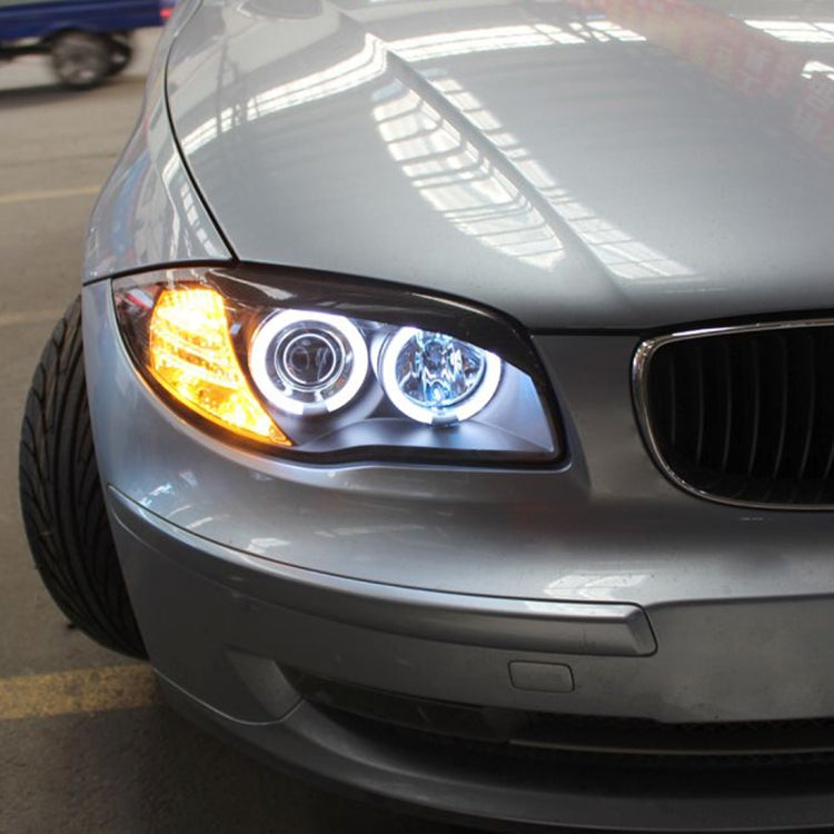 2 PCS DC 12-24V 6W 800LM 6000K LED Angel Eyes Light Bulb for BMW E39/E53/E60/E61/E63/E64/E65/E66/E87, (White Light), 6W