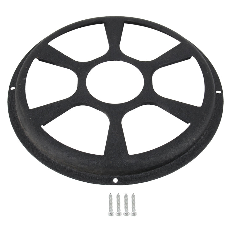 10 inch Universal Car Horn Cover Black Round Horn Cover Horn Round Cover, Size: 10 inch