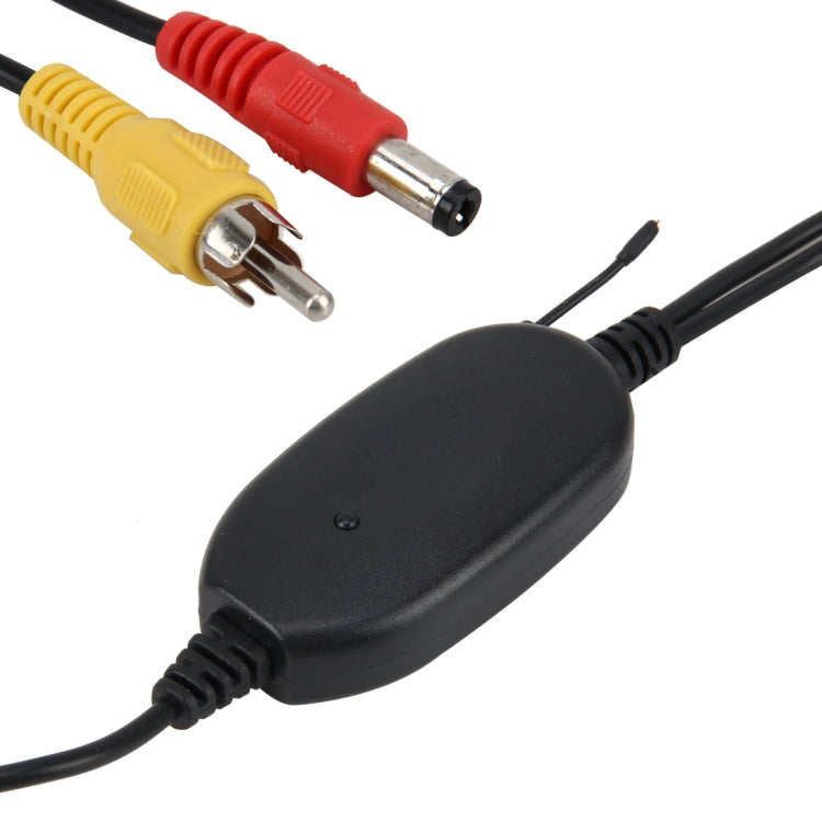 2 PCS 2370MHZ Transmit / Receive Frequency Portable Navigation Wireless Rear View System Wireless Video Transmitter Receiver for Car Rear View Backup Camera Car Back View Monitor System, 2370MHZ