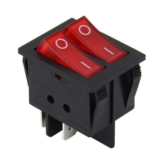Car Truck Boat Switch Toggle Light Switch 4pin Waterproof 12/24V Car Auto Universal DIY 4 Pin Double Control Switch OFF-ON Push Button, Button 1