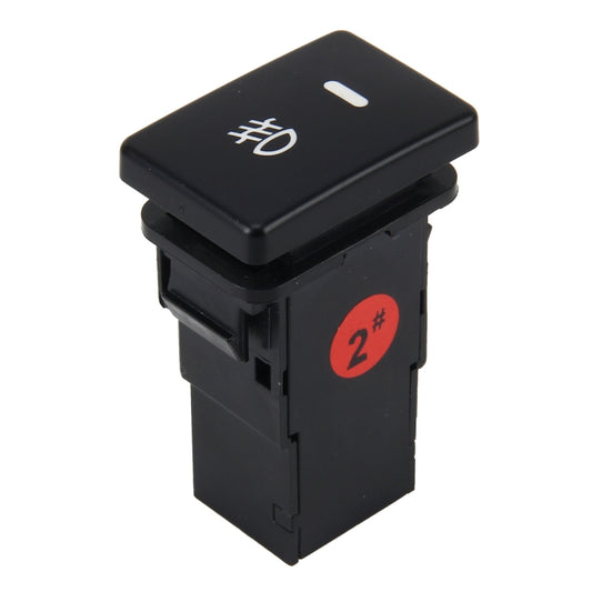 Car Fog Light Lamp Indicator 5 PIN On and Off Button Switch Control 4 Cable Auto Car Fog Light 5 Pin Switch On-Off Button Switch for Toyota, Small Size: 5*2.2*1.7cm, With Cable