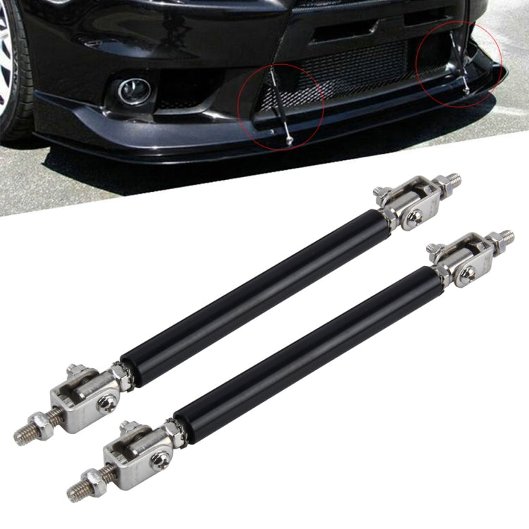 2 PCS Car Modification Large Surrounded By The Rod Telescopic Lever Front and Rear Bars Fixed Front Lip Back Shovel Adjustable Small Rod, Length: 10cm, Length: 10cm