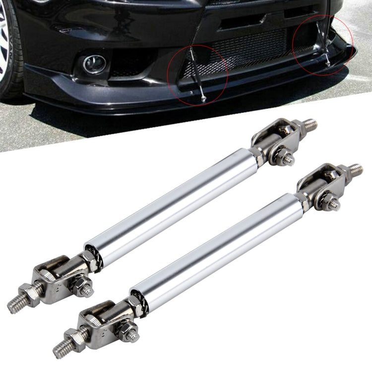 2 PCS Car Modification Large Surrounded By The Rod Telescopic Lever Front and Rear Bars Fixed Front Lip Back Shovel Adjustable Small Rod, Length: 10cm, Length: 10cm