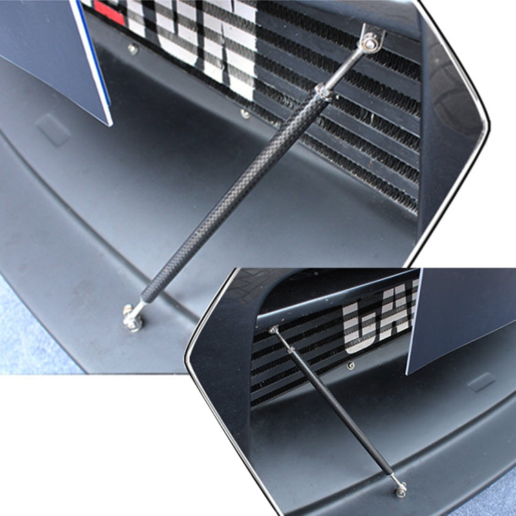 2 PCS Car Modification Large Surrounded By The Rod Telescopic Lever Front and Rear Bars Fixed Front Lip Back Shovel Adjustable Small Rod, Length: 15cm, Length: 15cm