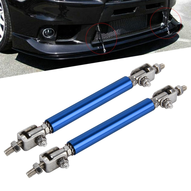 2 PCS Car Modification Large Surrounded By The Rod Telescopic Lever Front and Rear Bars Fixed Front Lip Back Shovel Adjustable Small Rod, Length: 15cm, Length: 15cm