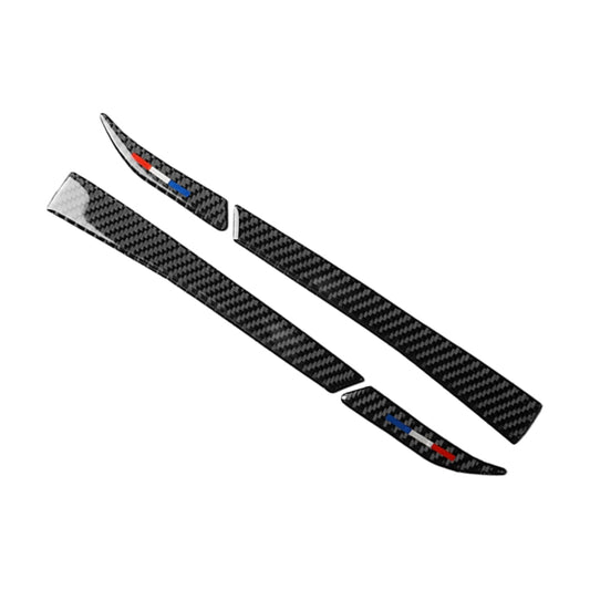 4 PCS Car USA Color Carbon Fiber Rearview Mirror Decorative Sticker for Ford Mustang 2015-2017, Rearview Mirror