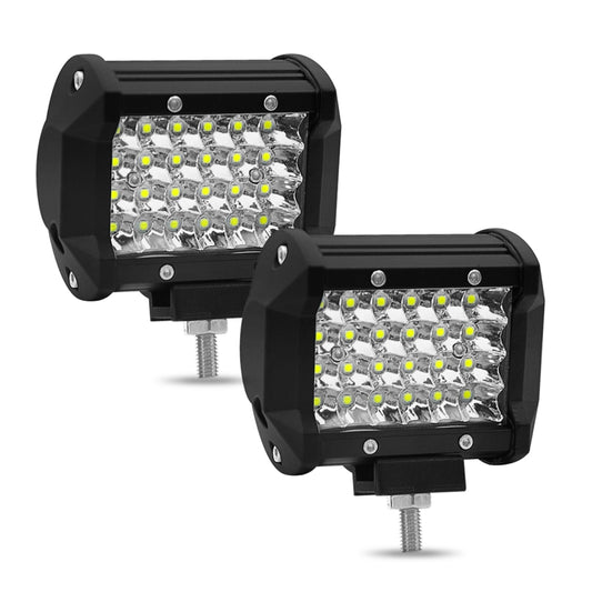 4 inch 18W 1800LM 4 Row LED Strip Light Working Refit Off-road Vehicle Lamp Roof Strip Light, 4 inch 72W