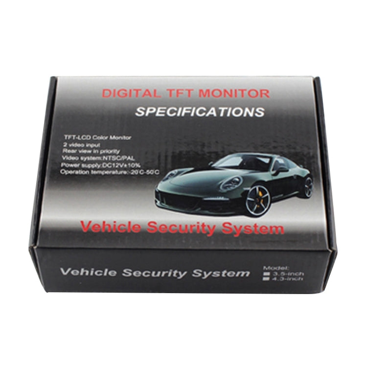 PZ-703 4.3 inch TFT LCD Car Rearview Monitor with Stand and Sun Shade, PZ-703