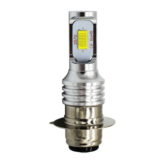 Phares de moto P15D/H6M 1000LM 72W 6000K Lumière blanche 2-LED 3570, DC 12-24V, P15D/H6M