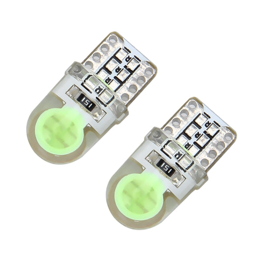 10 PCS T10 W5W DC 12V 1W 60LM Car Clearance Lights LED Marker Lamps with Decoder, Blue Light, White Light
