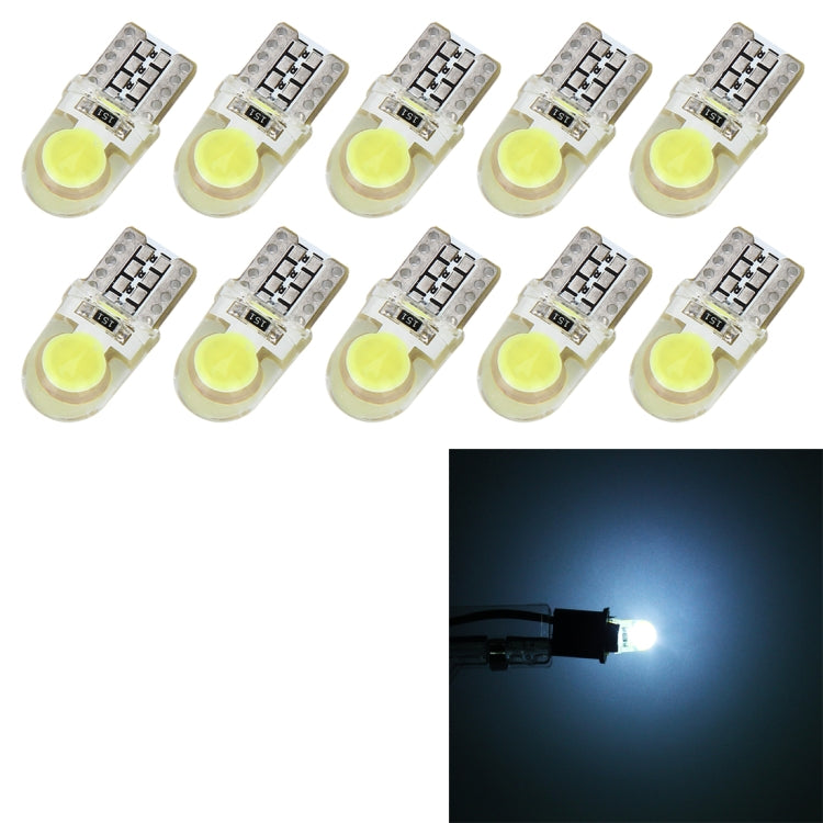 10 PCS T10 W5W DC 12V 1W 60LM Car Clearance Lights LED Marker Lamps with Decoder, Blue Light, White Light