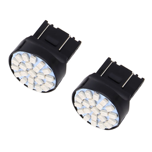 10 PCS T20/7443 Car Auto Lamp 1.2W 22-SMD 1206 LED Bulbs Brake Light, T20/7443 Red Light, T20/7443 Yellow Light