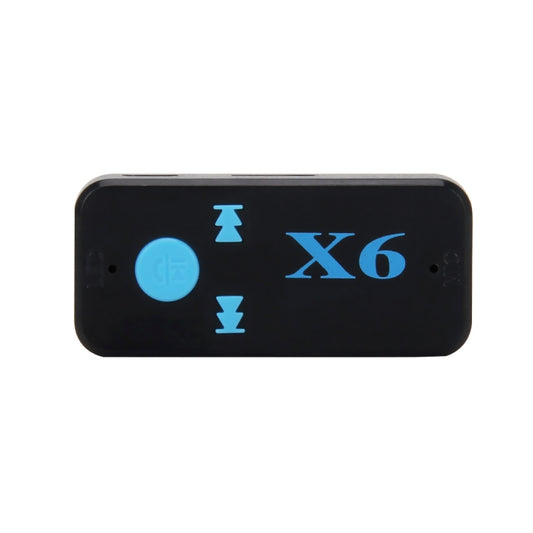 Adaptateur Récepteur Audio HQX6 Bluetooth V4.1 pour Voiture, Prise en Charge des Appels Mains Libres Sans Fil, de la Carte TF et de la Charge USB, HQX6