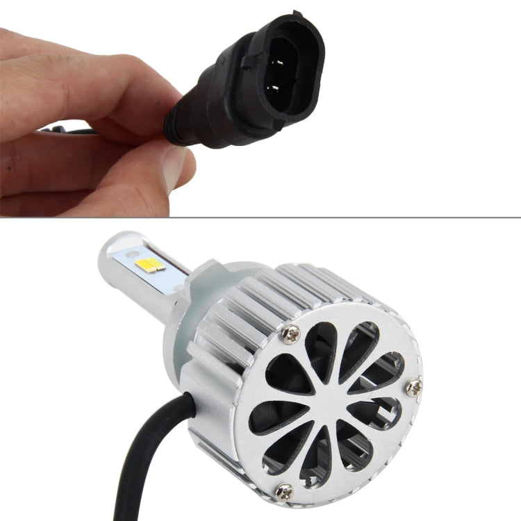 2 PCS 9012 26W 2250LM Car Headlight LED Auto Light Built-in CANBUS Function (White Light, Yellow Light, Warm White Light), DC 9-16V, 9012