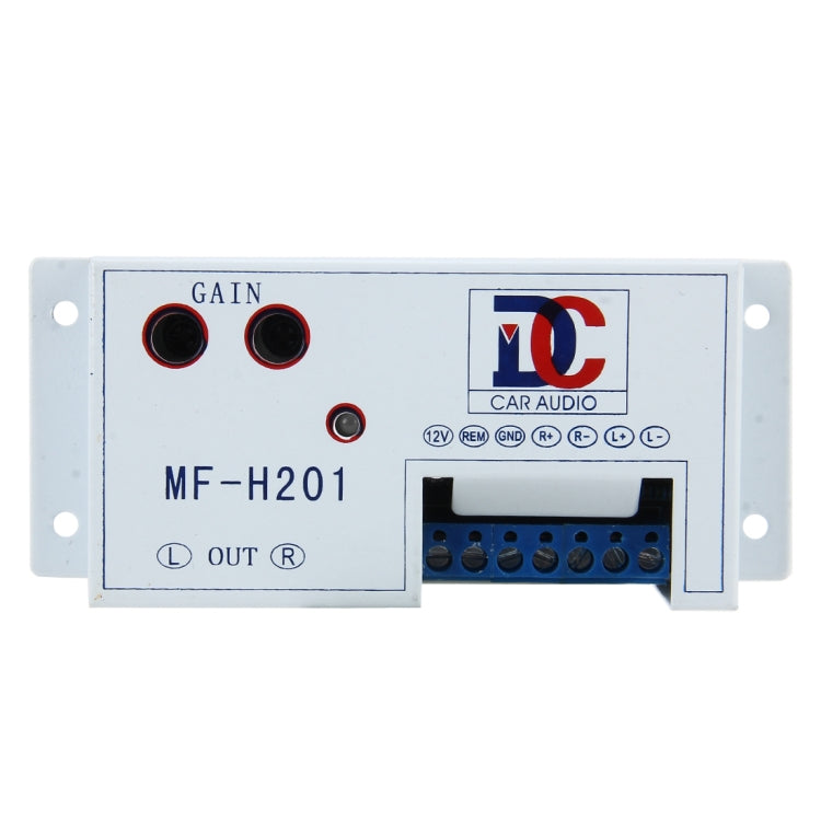 Car Audio Speaker Level Converter High VF Rotates Low VF Auto Car High to Low Impedance Converter Adapter Speaker to RCA Line, High VF Rotates Low VF