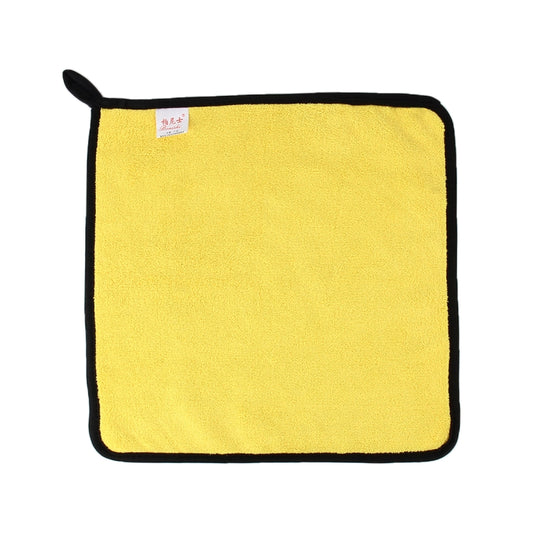 Serviette de nettoyage et de séchage absorbante en microfibre 30 x 30 cm pour le soin et le lavage des voitures, 30 x 30 cm