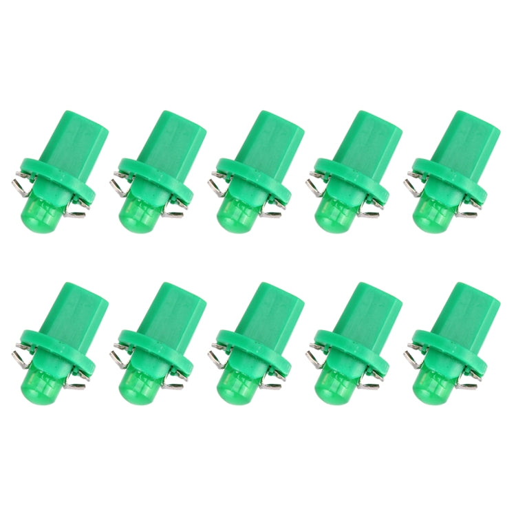 10 PCS 0.4W B8.5 Wedge Instrument Panel COB LED Light Dashboard Gauge Cluster Indicator Lamp Bulb, 0.4W B8.5