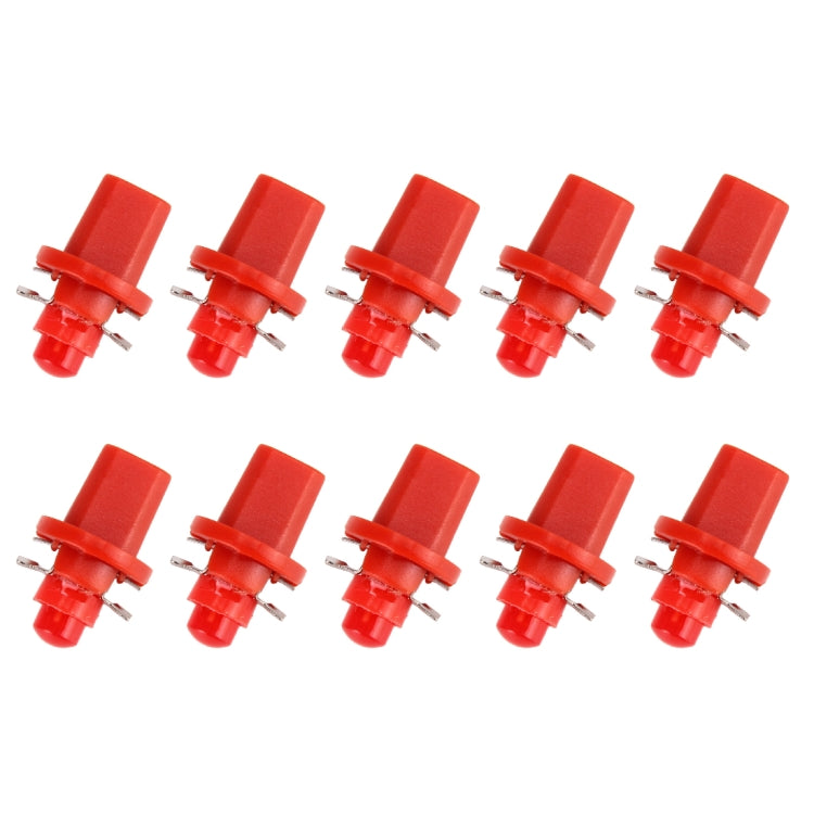 10 PCS 0.4W B8.5 Wedge Instrument Panel COB LED Light Dashboard Gauge Cluster Indicator Lamp Bulb, 0.4W B8.5