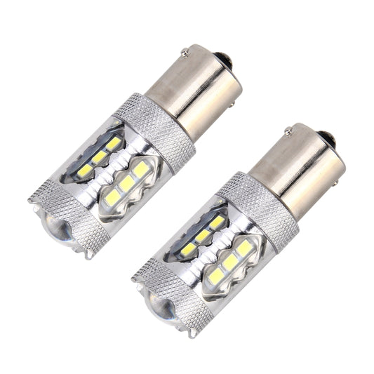 2 PCS 1156 / BA15S 5W 250LM 6000K Car Auto Turn Light Reversing Lights 16LEDs SMD-2835 Lamps, DC 12V, 1156 / BA15S 5W