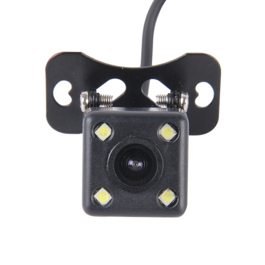 628 x 582 pixels effectifs PAL 50Hz Caméra de recul universelle étanche pour voiture avec 4 lampes LED, DC 12V, Longueur du câble : 4m, 4 lampes LED