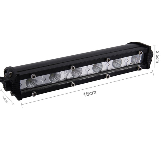 DC 10-30V 18W 2300LM 6500K Waterproof Vehicle Car Boat Marine External Work Lights Emergency Lights 60 Degrees Adjustable Flood Light LED Car Bulbs with 6 Intense CREE LED Lights, Flood Light+18W