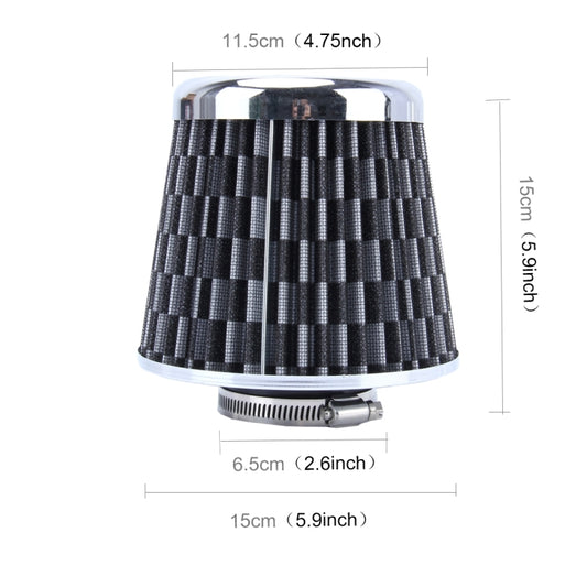 6.5cm Universal Mushroom Head Style Air Filter for Car, 6.5cm