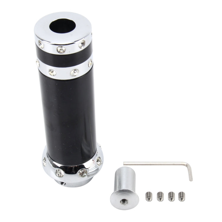 Universal Aluminum Silver Black Decorative Strip Hand Brake Lever Hand Brake Cover Grips Hand Brake Protective Cover, Hand Brake Protective Cover